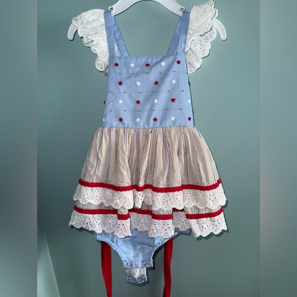 Love and grow patriotic skirted bubble